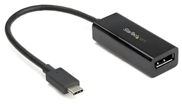 StarTech USB-C na DisplayPort čierna / Adaptér / 8K 30Hz / HBR3 (CDP2DP14B)
