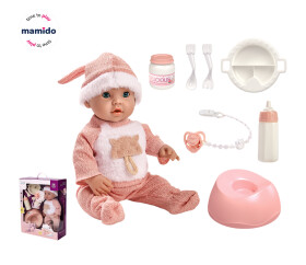 Mamido Mamido Bábika bábätko s nočníkom a príslušenstvom Baby Doll MT1220