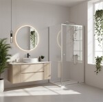 REA/S - Sprchovací kút Primo Swing 100x90 Chrome KPL-K5257