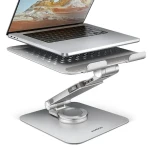 Axagon STND-LR, hliníkový stojan pre notebooky 10" - 17" s nastaviteľnou výškou, uhlom a 360° rotáciou (STND-LR)