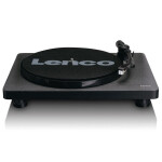 Lenco L-30B čierna / Gramofón / 33 amp; 45 RPM / USB-A / RCA / predzosilňovač (L-30B)