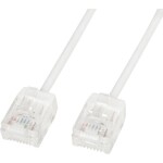 Roline 21.15.4475 RJ45 sieťové káble, prepojovacie káble CAT 6A U/UTP 5 m biela netienený 1 ks; 21.15.4475