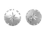 Guess Oceľové kôstkové náušnice Monete JUBE02206JWRHT/U