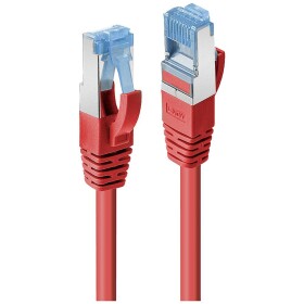LINDY 47166 RJ45 sieťové káble, prepojovacie káble CAT 6 S/FTP 5.00 m červená 1 ks; 47166