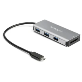 StarTech USB-A Hub 3 porty SD slot šedá / 3x USB-A / SD slot / 10 Gbs (HB31C3ASDMB)