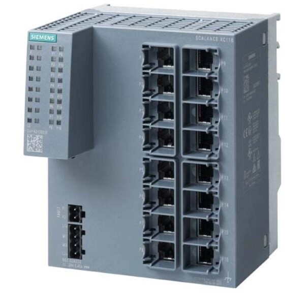 Siemens 6GK5116-0BA00-2AC2 priemyselný ethernetový switch 10 / 100 MBit/s; 6GK51160BA002AC2