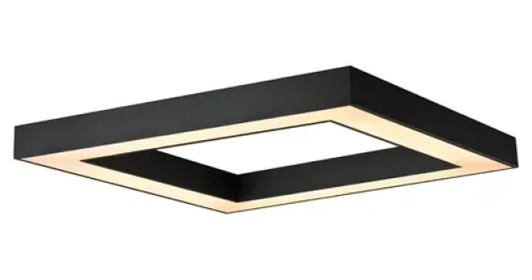 Immax NEO CANTO SLIM SMART čierna / Stropné svietidlo / 80x80 cm / 60W / Zigbee 3.0 / TUYA (07239L)