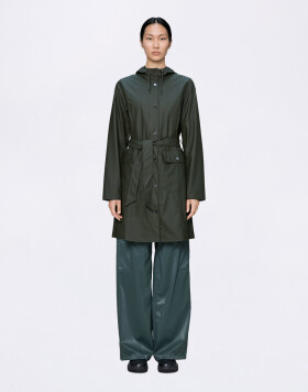 Rains Curve Long Jacket 03 Green L
