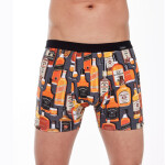 Pánske boxerky Cornette Tattoo 280/228 Whiskey S-2XL grafit M