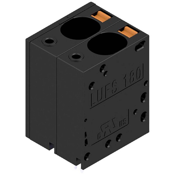 Weidmüller 2492110000 pružinová svorka 16 mm² Pólov 2 čierna 40 ks; 2492110000