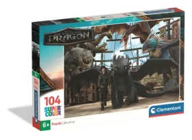 Clementoni PUZZLE Ako vycvičiť draka (25079)