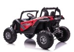 Mamido Detské elektrické auto Buggy UTV-MX 4x4 Spider lakované červené