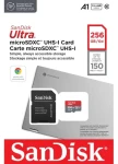 SanDisk Ultra microSDXC 256GB + adaptér / Pamäťová karta / Class 10 / UHS-I / čítanie: až 140 MB/s (SDSQUAC-256G-GN6FA)