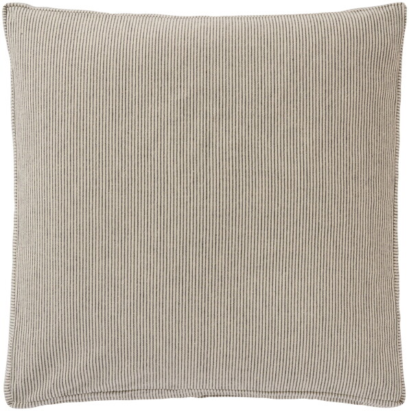 Ib Laursen Povlak na sedák Lina natural black stripes 45 x 45 cm