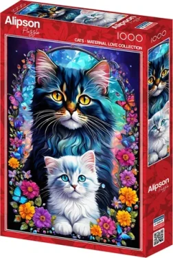 ALIPSON Puzzle Materská láska: Mačky