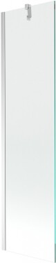 MEXEN/S - Next vaňová zástena FIX 50x150, transparent, chróm 895-050-000-00-00-01