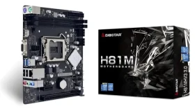 Biostar H81MHV3 / Základná doska / Intel H81 / DDR3 / SATA III / USB 3.0 / GLAN / HDMI + VGA / sc.1150 / m-ATX (H81MHV3 3.0)