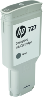 HP Sivý wkład atramentowy HP 727 DesignJet 300 ml - F9J80A