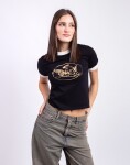 Carhartt WIP W' S/S Reminiscing Ringer T-Shirt Black heavy stone wash XS