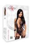 Erotické body Adelaide teddy black BEAUTY NIGHT FASHION černá