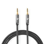 Nedis Stereo Audio kábel jack 3.5 mm (M) - jack 3.5 mm (M) 2.00 m šedá (CATB22000GY20)
