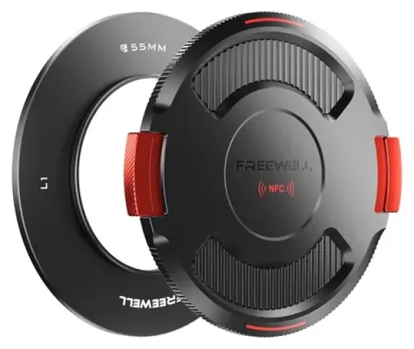 Freewell Real Locking 55 mm / Základný krúžok / s krytkou NFC / hliník (FW-L1-BL55)