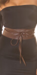 Sexy waist belt in leather look Einheitsgroesse