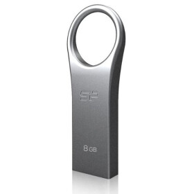 Silicon Power F80 8GB / USB 2.0 / čítanie / zápis 15 / 5 Mb / s / šedý (SP008GBUF2F80V1S)