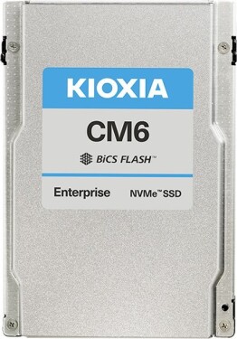 Kioxia KIOXIA CM6-R Series KCM61RUL3T84 - SSD - Enterprise, Read Intensive - 3840 GB - intern - 2.5" (6.4 cm) - U.3 PCIe 4.0 (NVMe)