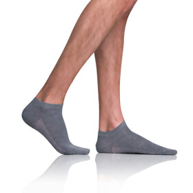 Krátké pánské bambusové ponožky BAMBUS model 15435773 INSHOE SOCKS šedá - Bellinda Velikost: 39 - 42