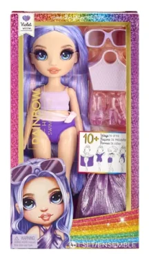 MGA Rainbow High Swim Style bábika Violet