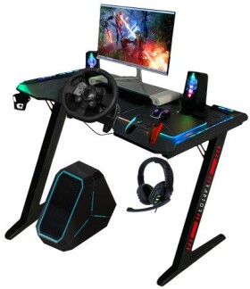 Raptor Gaming Raptor Gaming-Tisch GT100 120x60cm RGB schwarz
