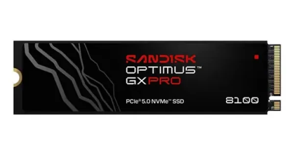 SanDisk Optimus GX PRO 8100 2 TB / M.2 SSD 2280 / NVMe PCIe 5.0 x4 / TLC 3D NAND / čítanie: 14 900 MB/s (SDSP82200TAN-000E0)