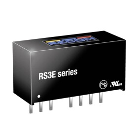 RECOM RS3E-2412S/H3 DC / DC menič napätia 12 V 0.25 A 3 W Počet výstupov: 1 x; RS3E-2412S/H3