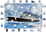 Wooden City Drevené puzzle Titanic 2v1 - 505 dielikov EKO