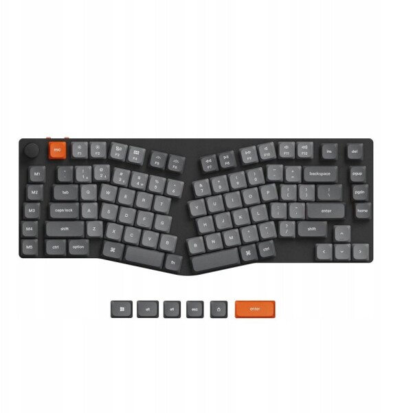 Keychron Keychron K15 Max (Alice Layout) QMK Wireless Custom Mechanical Keyboard White Backlight / Low Profile Gateron Mechanical / Red