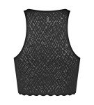 SLOGGI ZERO FEEL BLISS - bezšvový crop top ako druhá koža Sloggi BLACK S