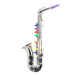 Mamido Hudobný nástroj pre deti Saxofón strieborný