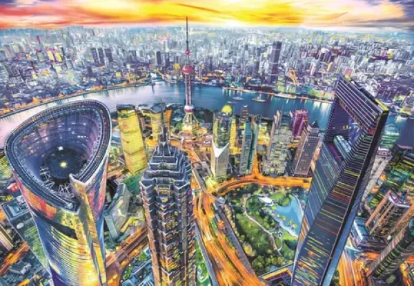 ANATOLIAN Puzzle Pohľad na Šanghaj