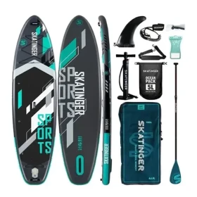 SKATINGER Nafukovací Paddleboard Yoga SUP 350cm šedá / príslušenstvo (Grey sports)