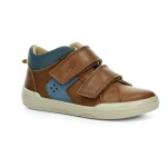 Superfit Superfree Braun/weiss celoročné členkové barefoot topánky 27 EUR