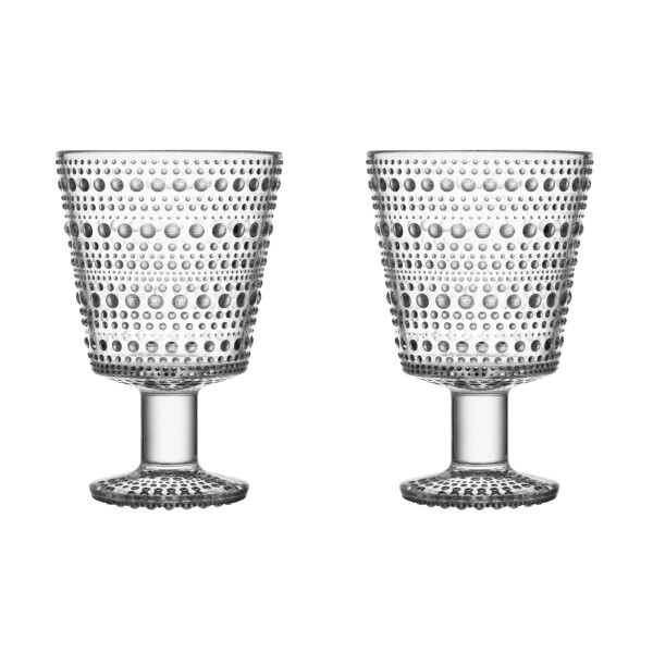 Iittala Sklenený pohár Kastehelmi 260 ml Clear – set 2 ks