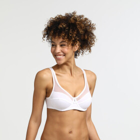 Dámska podprsenka z bio bavlny DIM GENEROUS COTTON BIO BRA - DIM - biela 85 B