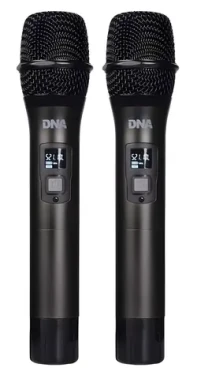 DNA Professional FU Dual Vocal / Bezdrôtový mikrofónny systém / 2x ručný mikrofón / UHF prijímač / 2x AA batérie (5907780140153)