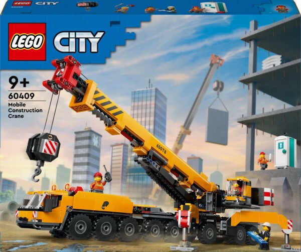 LEGO® City Big Vehicles 60409 Žltý pojazdný stavebný žeriav