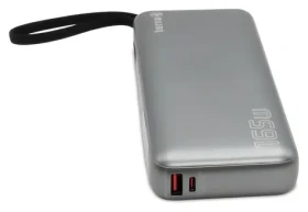 TERRA Powerbank 20000mAh strieborná / Powerbanka / 165W / 2x USB-C / rýchlonabíjanie