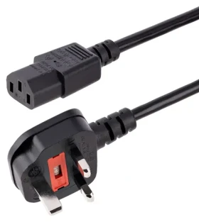 StarTech Power Cord UK Typ G - C13 3M čierna / Napájací kábel / Anglická koncovka / 250 V / 10 A (PXT101UK3M)