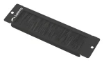 Lanberg AK-1104-B čierny / Kefový panel / pre 10" nástenné rozvádzače (AK-1104-B)