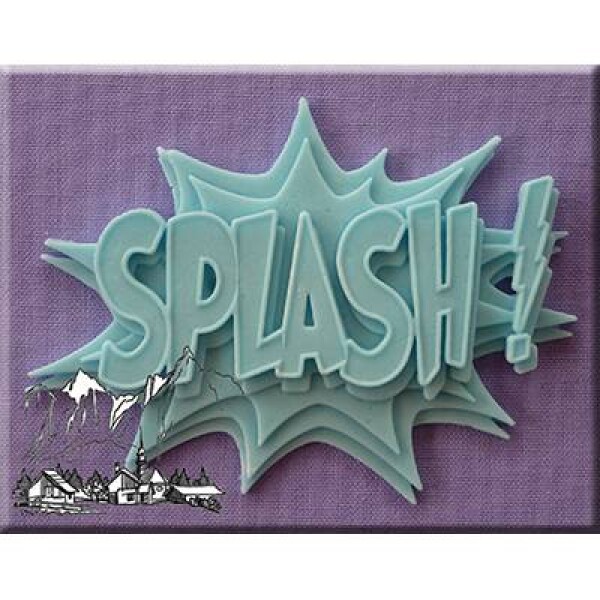 Silikónová formička nápis Splash! - Alphabet Moulds - Alphabet Moulds