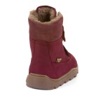 Dievčenská zimná barefoot obuv ZERU TEX WINTER Bordeaux Froddo G3160240-8 - 28